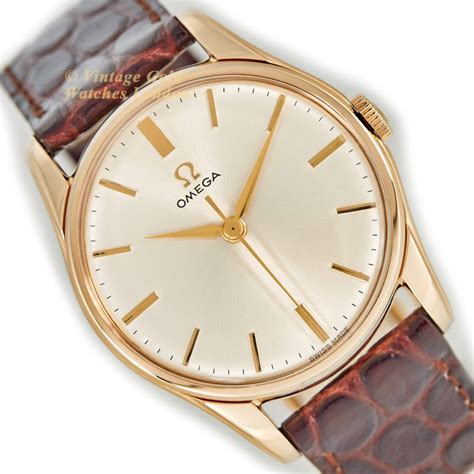 gold omega watch 1960s|omega watch 1960 price.